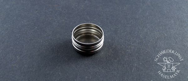 Hirschfänger Endkappe Nickel Innen-Dm 17 mm